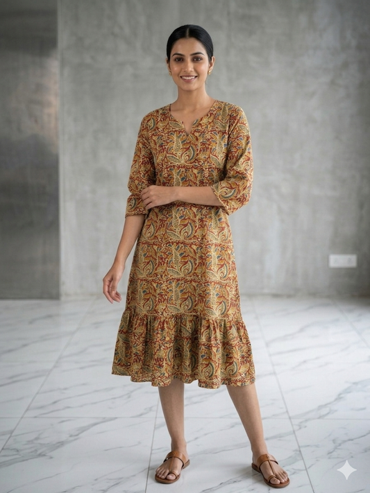 Kalamkari Cotton Frock