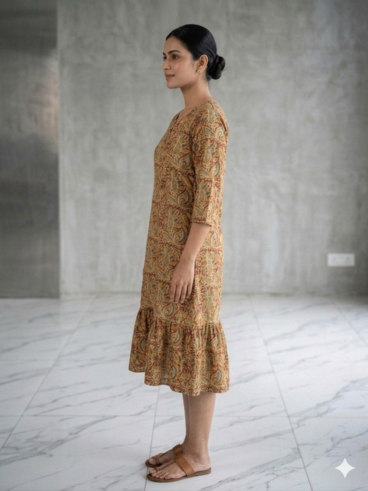 Kalamkari Cotton Frock