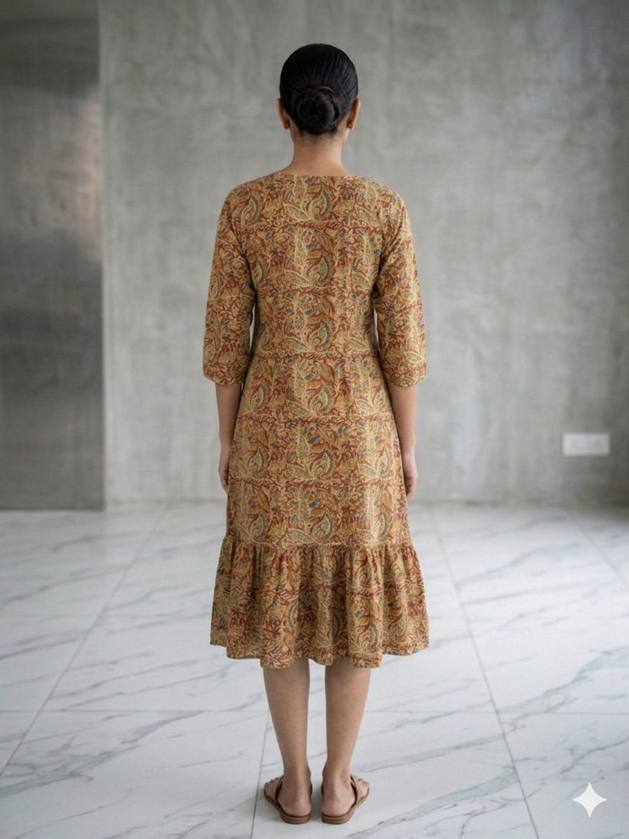 Kalamkari Cotton Frock