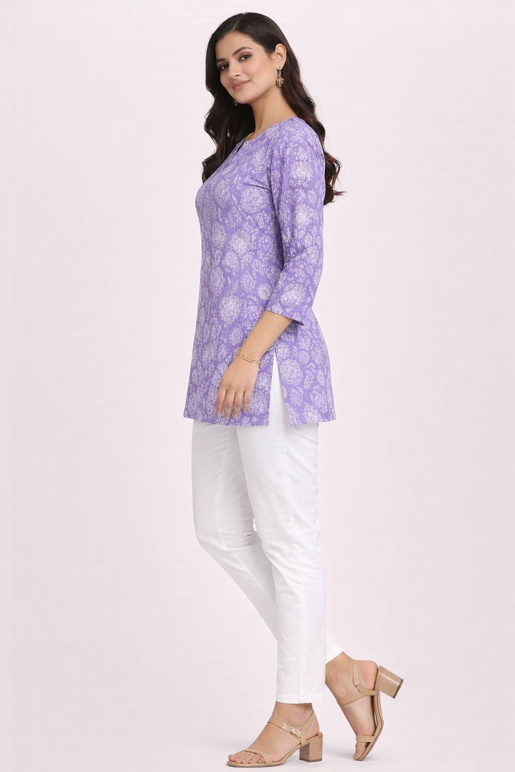 Purple Cotton Top